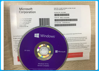 الأصلي مايكروسوفت ويندوز 10 برو البرمجيات أوم حزمة 64BIT ف-08981 النسخة الاسبانية