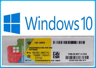 100٪ التنشيط عبر الإنترنت Microsoft Windows 10 Pro البرامج / Windows 10 Oem Product Key
